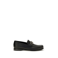 Black Calf Leather Bos Taurus Slip-On Loafers