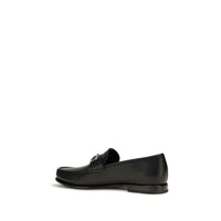 Black Calf Leather Bos Taurus Slip-On Loafers