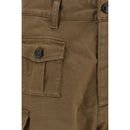 Brown Cotton Bermuda Shorts
