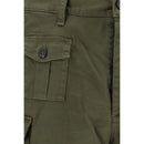 Bicolor Cotton Bermuda Shorts