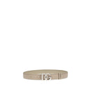 Beige Calf Leather Bos Taurus Regular Belt