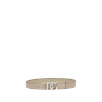 Beige Calf Leather Bos Taurus Regular Belt