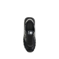 Black Calf Leather Bos Taurus Athletic Sneakers