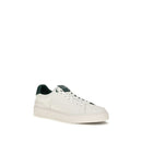 White Calf Leather Bos Taurus Sneakers
