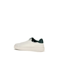 White Calf Leather Bos Taurus Sneakers