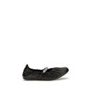 Black Calf Leather Bos Taurus Ballet Flats