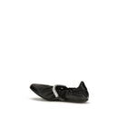 Black Calf Leather Bos Taurus Ballet Flats