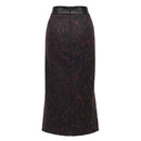 Black Wool Women Skirt