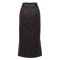 Black Wool Women Skirt