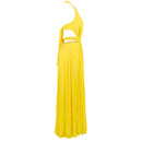 Yellow Viscose Women Dress