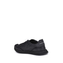 Black Fabric Athletic Sneakers