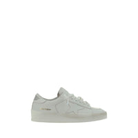 White Goatskin Sneakers