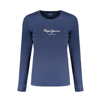 Blue Cotton Women's T-Shirt