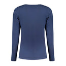 Blue Cotton Women's T-Shirt