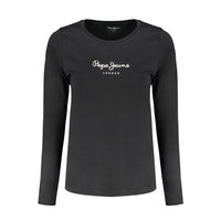Black Cotton Women's T-Shirt