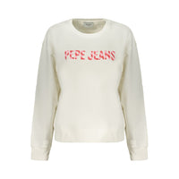 White Cotton Women's Sweatshirt
