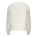 White Cotton Women's Sweatshirt