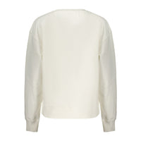 White Cotton Women's Sweatshirt