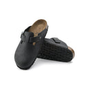 Black Synthetic Mules