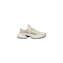 Black And White Textile Chunky Sneakers