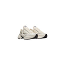Black And White Textile Chunky Sneakers