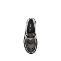 Brown Calf Leather Bos Taurus Slip-On Loafers