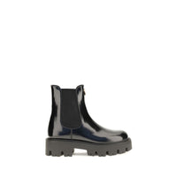 Black Calf Leather Bos Taurus Chelsea Boots
