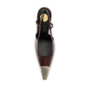 Bordeaux Calf Leather Bos Taurus High Heel Pumps