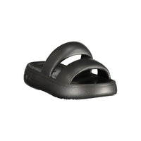 Black Polyurethane Women's Sandal