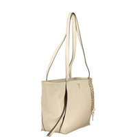 Beige Polyurethane Women's Bag