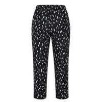 Blue Cotton Women Pants