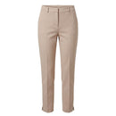 Beige Viscose Women Pants