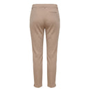 Beige Viscose Women Pants