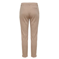 Beige Viscose Women Pants