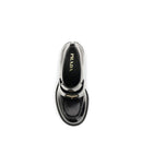 Black Calf Leather Bos Taurus Platform Loafers