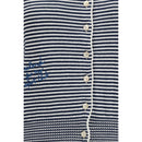 Blue Cotton Cardigan