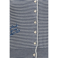 Blue Cotton Cardigan