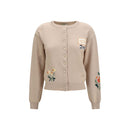 Beige Cotton Cardigan