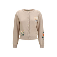 Beige Cotton Cardigan