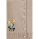 Beige Cotton Cardigan