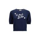 Blue Cotton Sweatshirt
