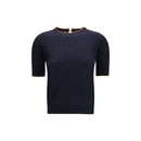 Blue Silk T-Shirt