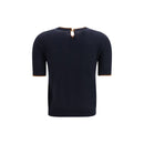 Blue Silk T-Shirt