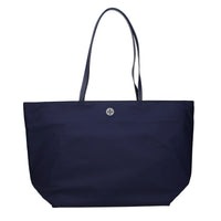 Blue Fabric Shoulder Bag