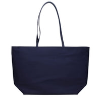Blue Fabric Shoulder Bag