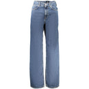 Blue Cotton Women's Jeans