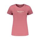 Pink Cotton Women's T-Shirt