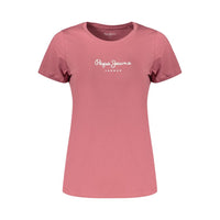 Pink Cotton Women's T-Shirt
