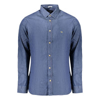 Blue Cotton Men's Shirt