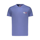 Blue Cotton Men's T-Shirt